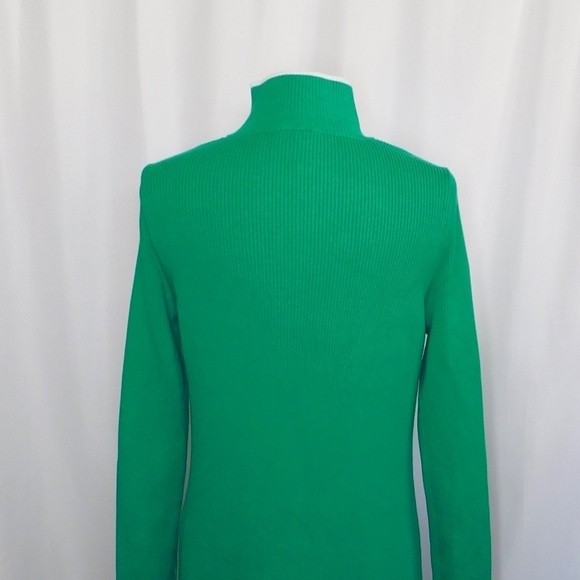 SWEATY BETTY Frame Knitted Midi Dress Vivid Green Sporty Ribbed Knit Size 12 - Picture 10 of 14